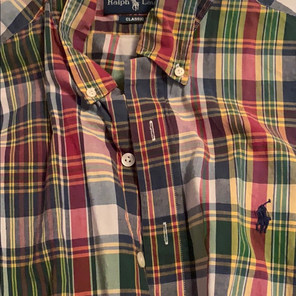 Men’s polo button down shirt